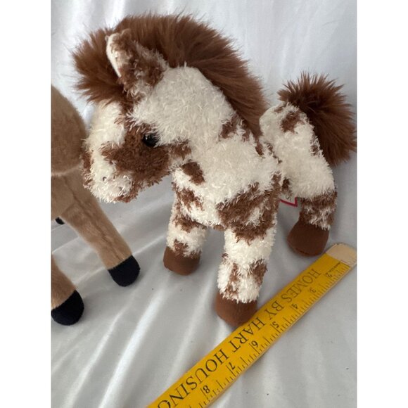 2 Douglas Plush Horse Pony Stuffed Animal Duo - Picture 3 of 5